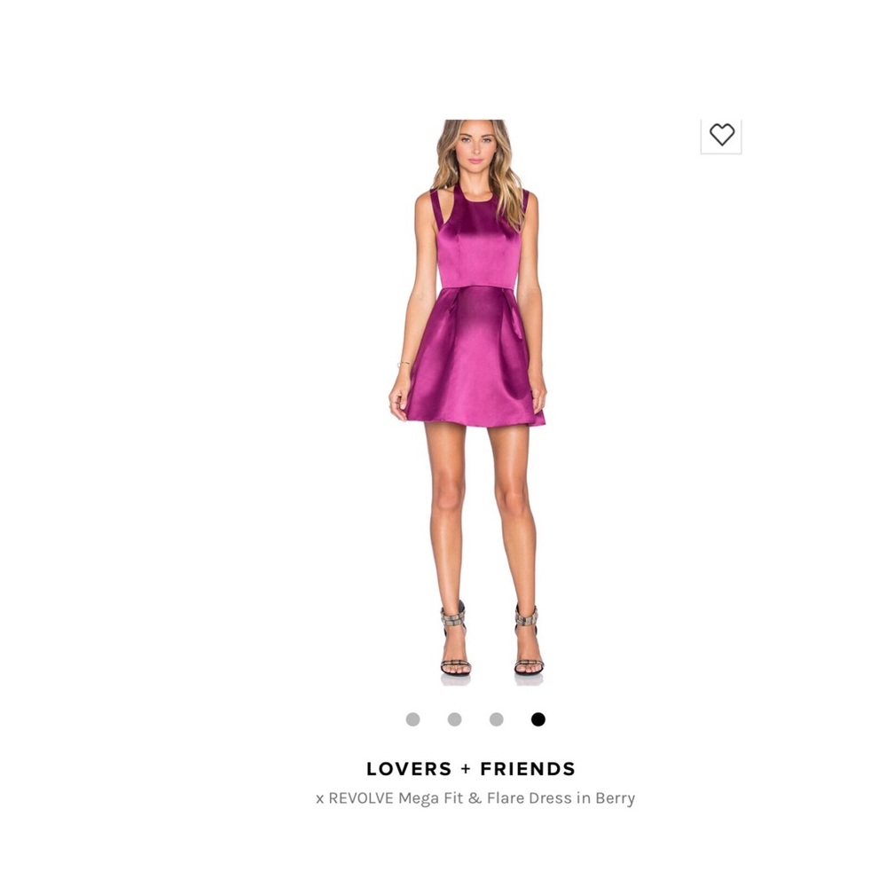 LOVERS  +  FRIENDS -  Berry Dress NWT